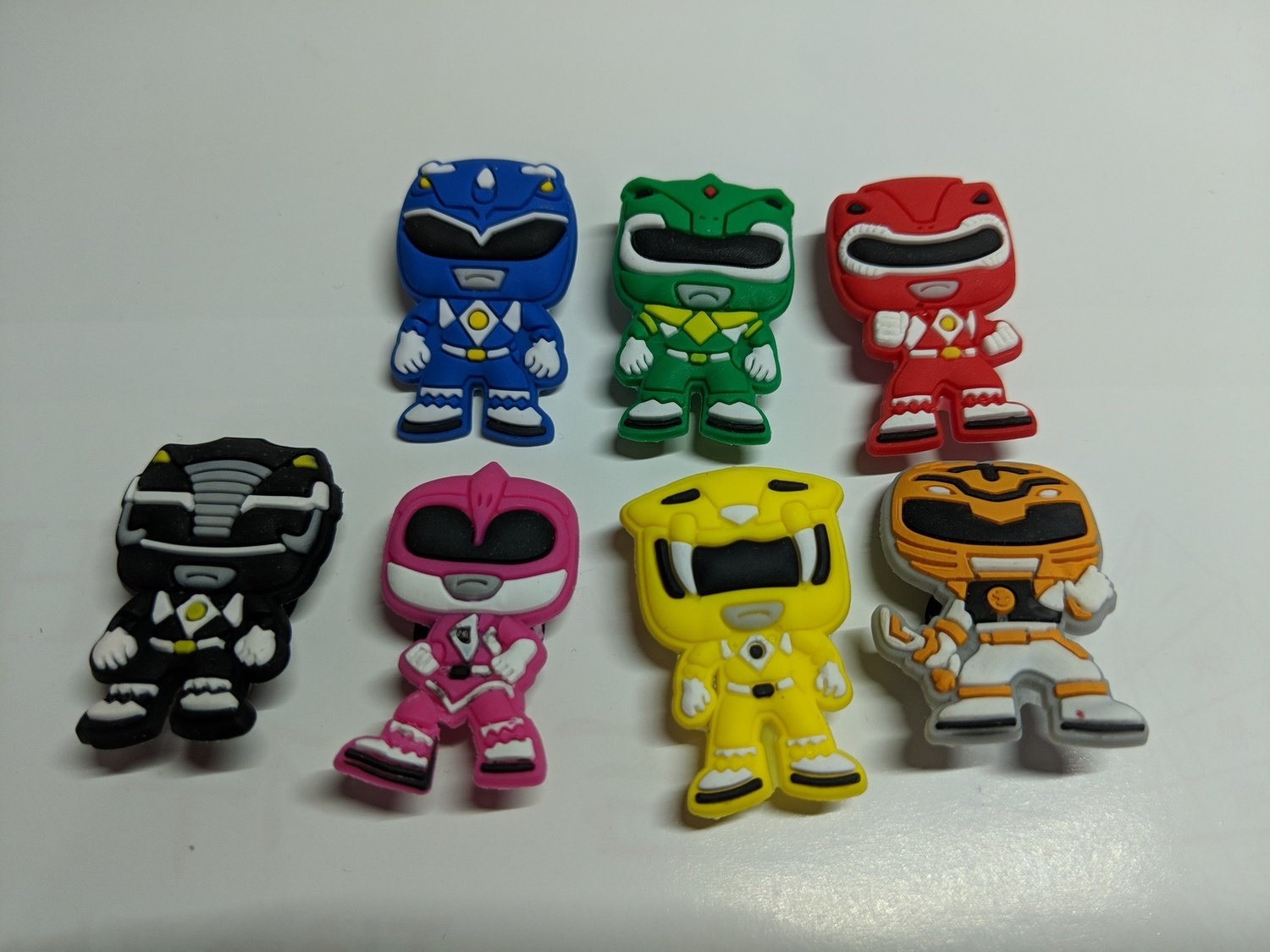 Mighty Morphin Power Rangers mini rubber vinyl