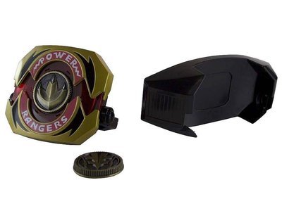 Mighty Morphin Power Rangers Legacy Green &amp; White Ranger Morpher