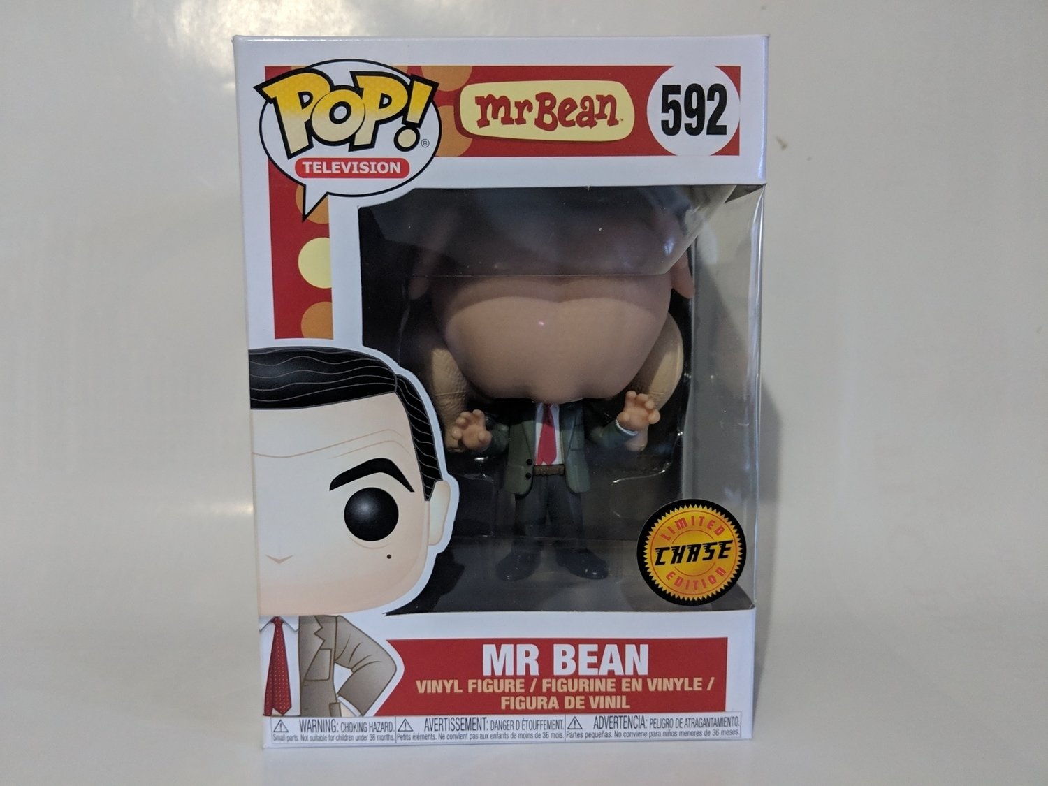 Pop Vinyl Mr Bean chase