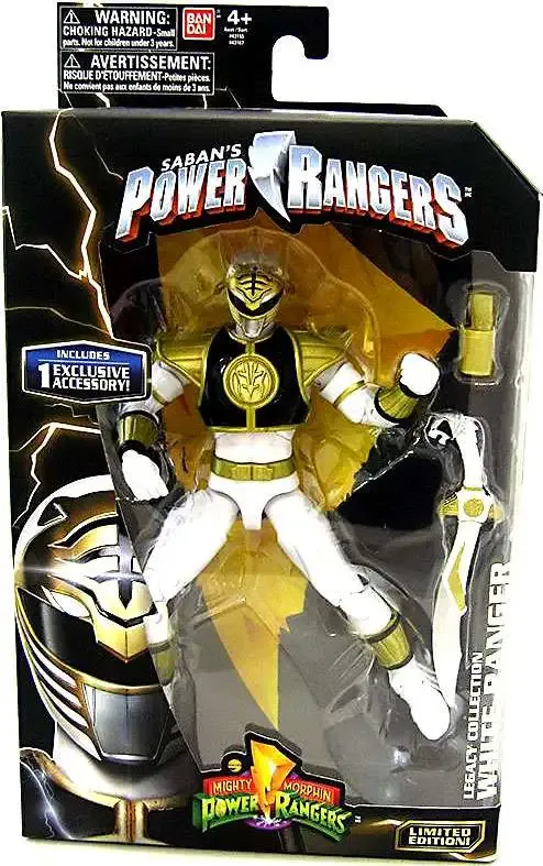 Mighty Morphin Power Rangers- White Ranger Legacy Figure