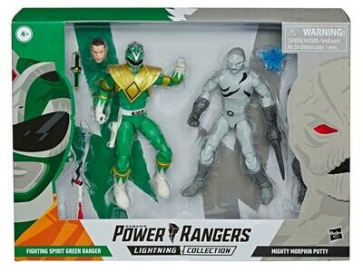 Hasbro Power Rangers Lightning Collection Fighting Spirit Green Ranger & Mighty Morphin Putty Two-Pack (US Exclusive Only) (Box Minor Damaged) Hasbro Power Rangers Lightning Collection Fighting Spirit Green Ranger & Mighty Morphin Putty Two-Pack (US Exclusive Only)