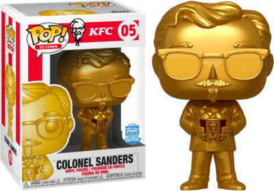 KFC - Colonel Sanders Metallic Gold Pop! Vinyl Figure &amp; T-Shirt Box Set - alternate product image 2