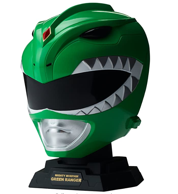Power Rangers Legacy Mighty Morphin Green Ranger Helmet Display 1/4 Size - Mighty Toys Australia