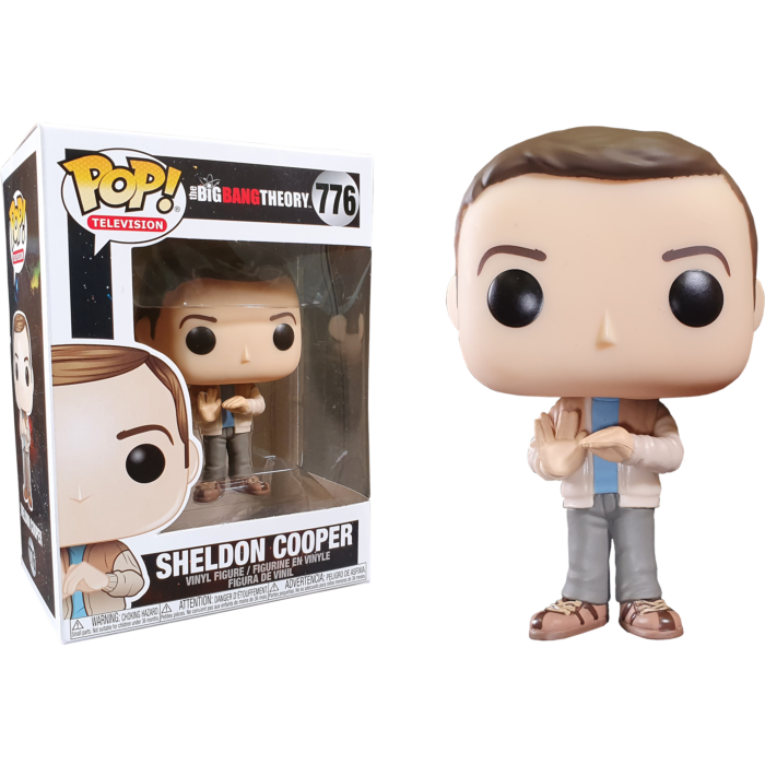 The Big Bang Theory - Sheldon Cooper in Rock, Paper, Scissors, Lizard, Spock Pose Pop! Vinyl Figure