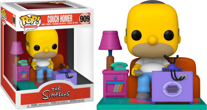 ​The Simpsons - Homer watching TV Deluxe Pop! Vinyl Figure