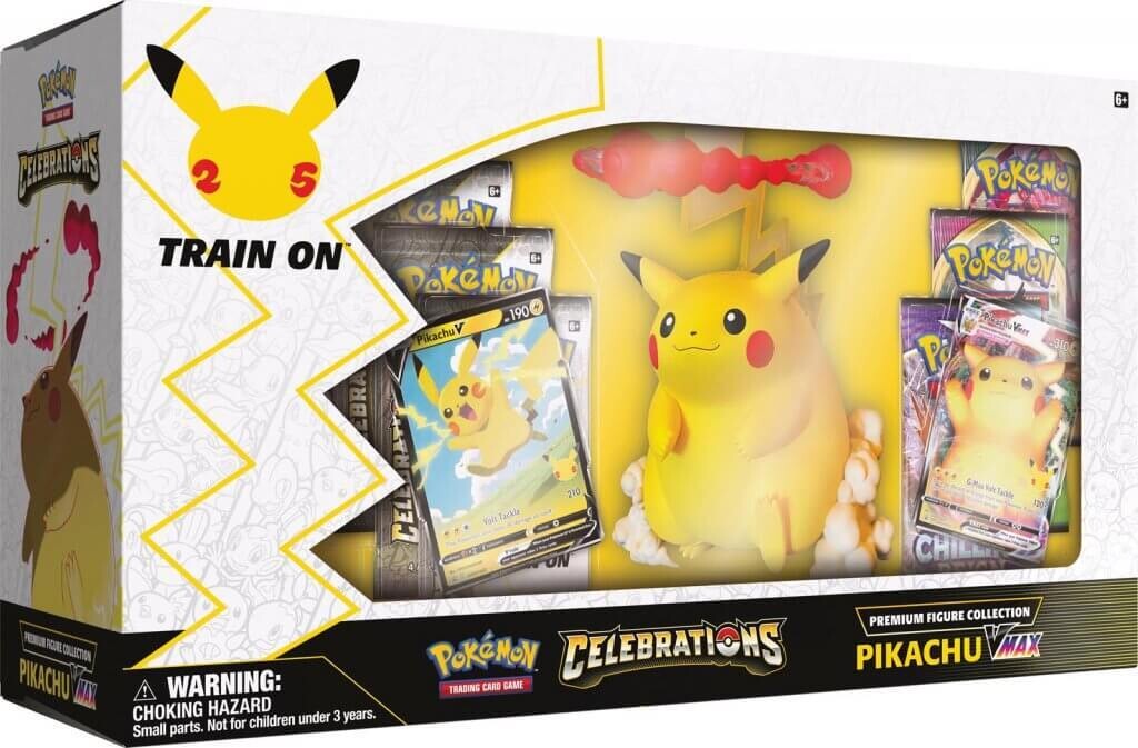 POKEMON TCG Premium Figure Collection – Celebrations Pikachu Vmax - Mighty Toys Australia