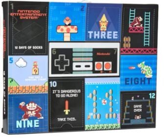 Nintendo Men's Classic 12 Days of Socks Advent Box Christmas - alternate product image 2