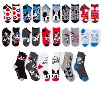 Women's Mickey Mouse &amp; Friends 15 Days of Socks Advent Calendar