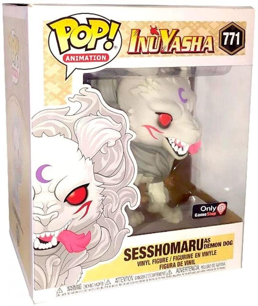 Inuyasha - Sesshomaru as Demon Dog 6" Super Sized Pop! Vinyl Figure (GAMESTOP STICKER)