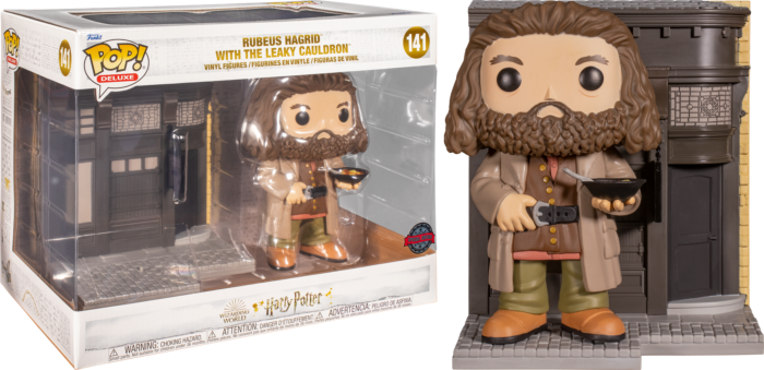 Harry Potter - Hagrid with The Leaky Cauldron Diagon Alley Diorama Deluxe Pop! Vinyl Figure