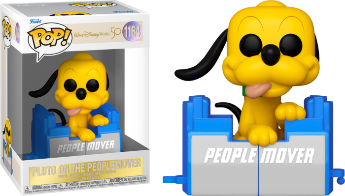 Walt Disney World - Pluto on PeopleMover 50th Anniversary Pop! Vinyl Figure