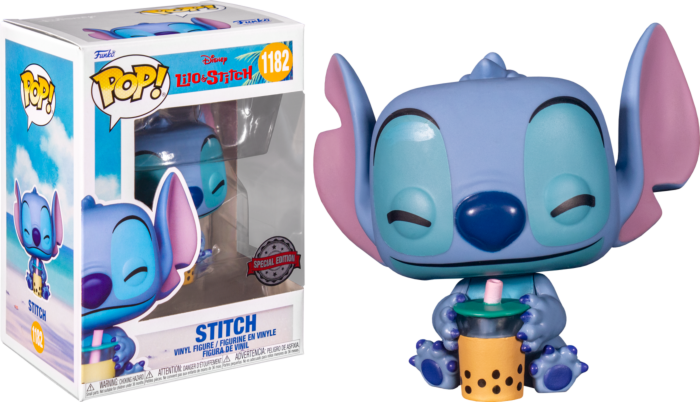 Lilo &amp; Stitch - Stitch with Boba Tea Pop! Vinyl Figure