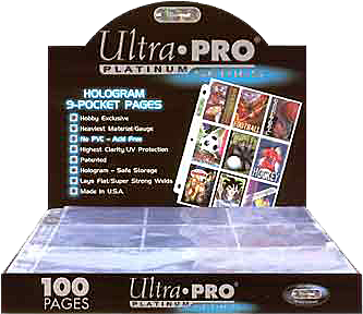 Ultra Pro - 9 Pocket Pages Card Album Sleeves (Single Unit)