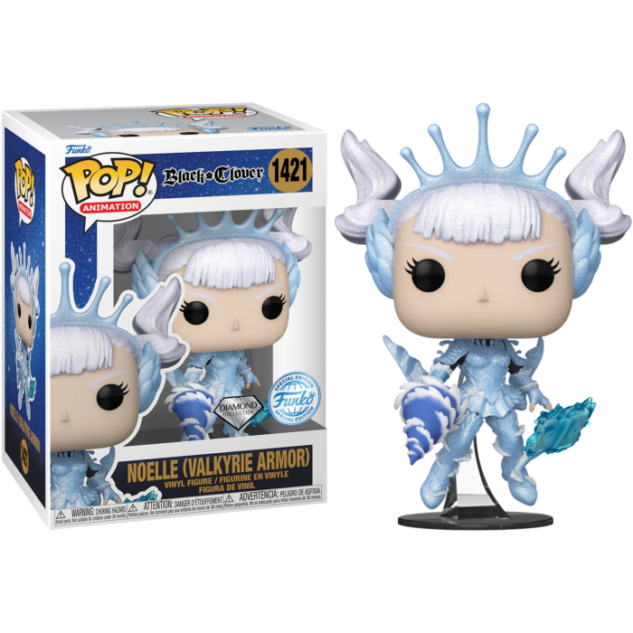 Black Clover - Noelle in Valkyrie Armour Diamond Glitter Pop! Vinyl Figure - Mighty Toys Australia