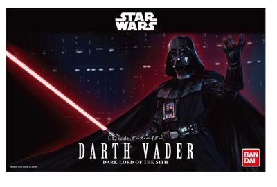 Bandai Star Wars 1/12 Scale Darth Vader Model Kit Figure