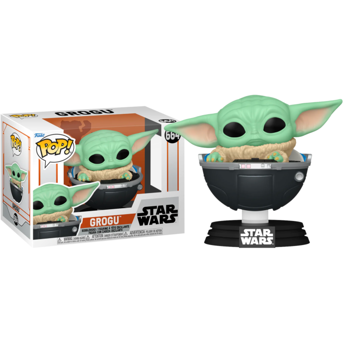 Star Wars: The Mandalorian - Grogu in Hovering Pram Pop! Vinyl Figure