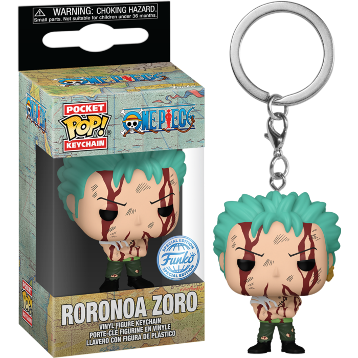 One Piece - Roronoa Zoro (Nothing Happened) Pocket Pop! Keychain Figure