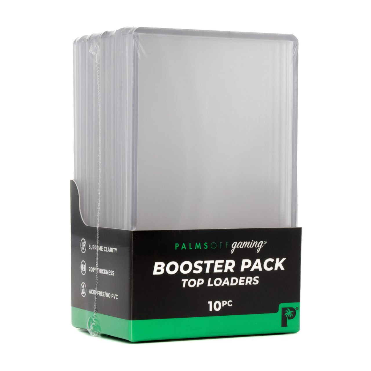 Palms Off Gamging Booster Pack Top Loaders - Standard Size - 10pc - Mighty Toys Australia