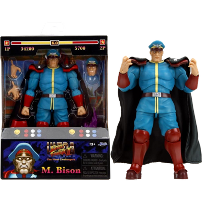 Street Fighter II - M Bison (Player 2) 6" Action Figure