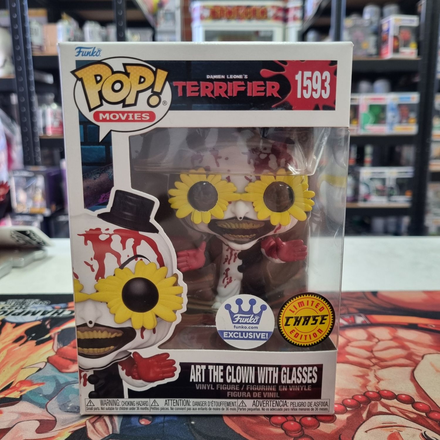 Art the Clown with Glasses Chase Pop! Vinyl Figure