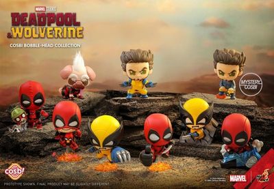 Deadpool &amp; Wolverine (2024) - Cosbi Collection Series 02 Blind Box Hot Toys Figure (1 Blind Box) view 2 - Mighty Toys…