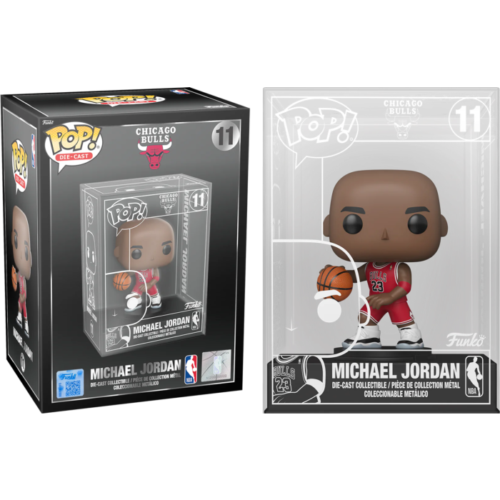 NBA Basketball - Michael Jordan Chicago Bulls Pop! Diecast Metal Figure