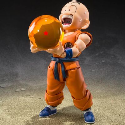 S.H.Figuarts KRILLIN -SON GOKU'S BEST FRIEND Figure view 2 - Mighty Toys Australia