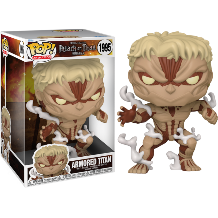 Attack on Titan - Armored Titan Jumbo 10" Pop! Vinyl Figure (Box Damaged)