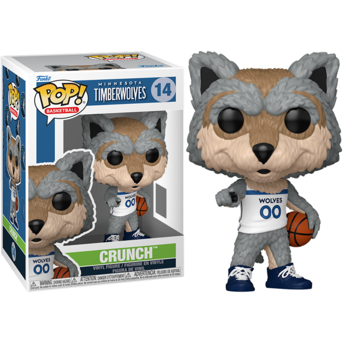 NBA Basketball: Mascots - Crunch Minnesota Timberwolves Pop! Vinyl Figure