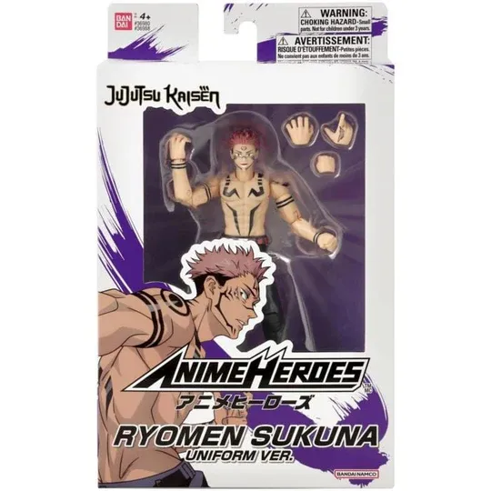 Pre-Order: Jujutsu Kaisen Anime Heroes Ryomen Sukuna (Uniform Ver.) Action Figure
