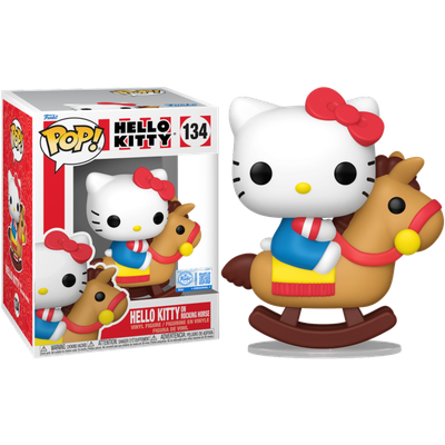 Hello Kitty &amp; Friends - Hello Kitty on Rocking Horse Pop! Premium Vinyl Figure