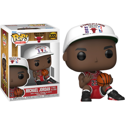 Pre-Order: NBA Basketball - Michael Jordan (3 Times in a Row) Chicago Bulls Pop! Vinyl Figure