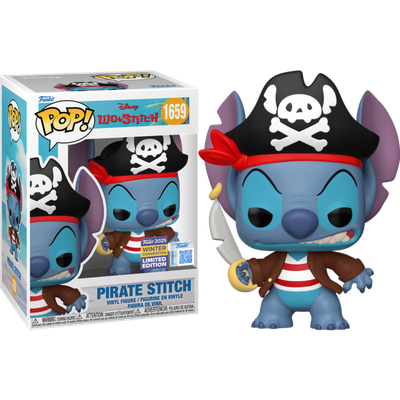 Lilo & Stitch - Pirate Stitch Pop! Vinyl Figure (2025 Winter Convention Exclusive)