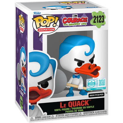 Courage the Cowardly Dog - Le Quack Pop! Vinyl Figure (9500 Piece Limited Edition Exclusive)
