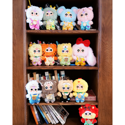 Baby Three - Twelve Zodiac V2 Blind Box Vinyl Plush Keychain (Seal Case of 6 Boxes) (100% Authentic)