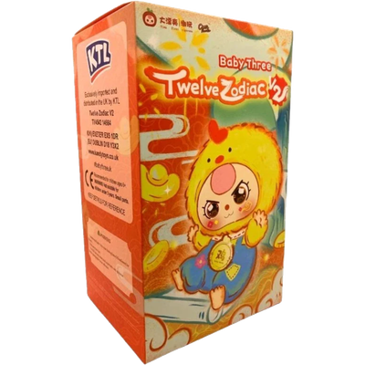 Baby Three - Twelve Zodiac V2 Blind Box Vinyl Plush Keychain (1 Single Box) (100% Authentic)