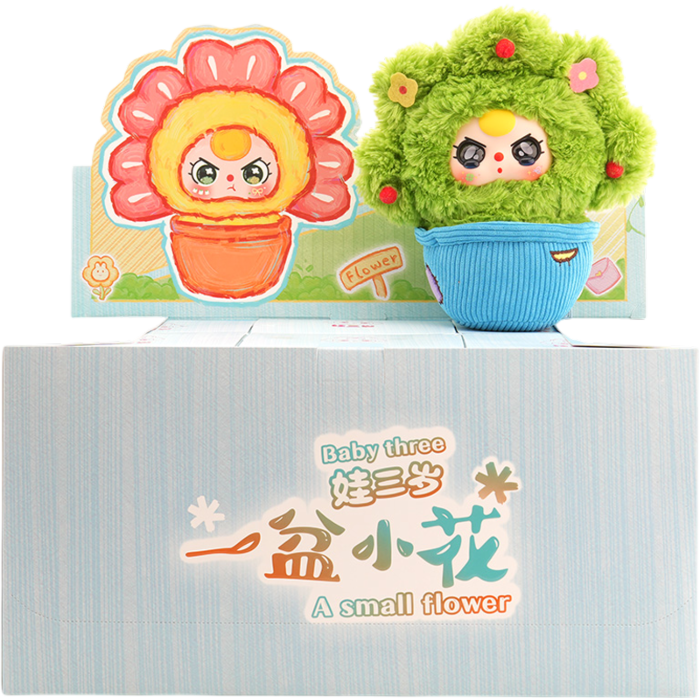 Baby Three - A Small Flower Blind Box Vinyl Plush (Seal Case of 6 Boxes)  (100% Authentic)