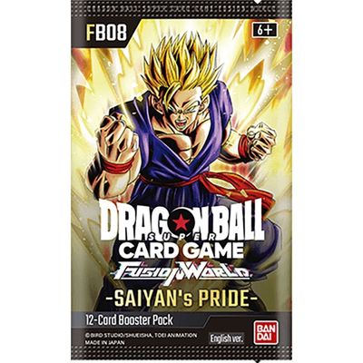 Dragon Ball Super Card Game: Fusion World - Saiyan&#39;s Pride – Booster Box [FB08]
