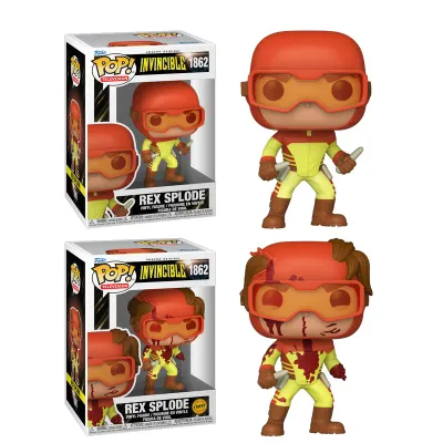 Pre-Order: Invincible - Rex Splode Chase Pop! Vinyl Figure Bundle of 2