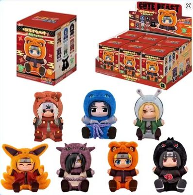 Pre-Order: TOP TOY - Naruto Beast Party 2 Plush Keychains Gift Blind Box (1 Seal case of 6 boxes)