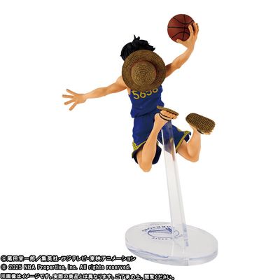 Pre-Order: Figure Monkey D. Luffy Golden State Warriors One Piece x NBA Master Stars