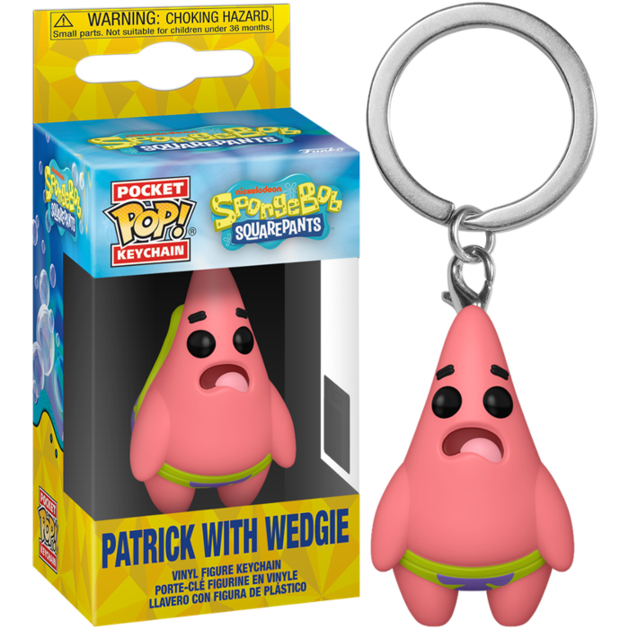 Pre-order: SpongeBob SquarePants - Patrick with Wedgie Pocket Pop! Keychain