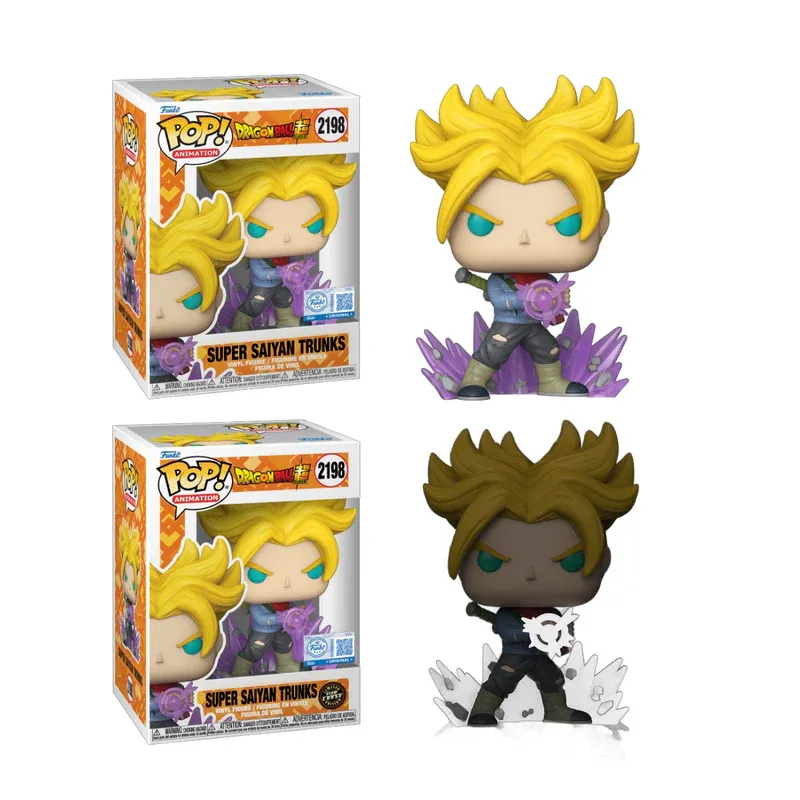 Dragon Ball Super - Super Saiyan Trunks Chase Pop! Vinyl Figure Bundle of 2 - Mighty Toys Australia