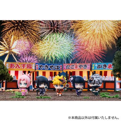 Figures Chimi Mega Project Petit Chara Land 10th Anniversary Festival Opening NARUTO Shippuden Box view 2 - Mighty Toys…