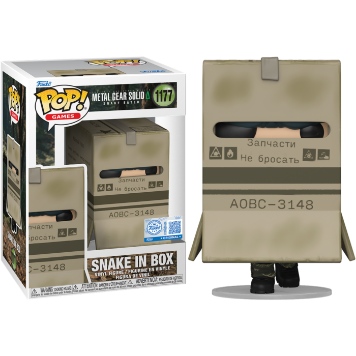 Pre-Order: Metal Gear Solid: Snake Eater - Snake in Box Pop! Vinyl Figure