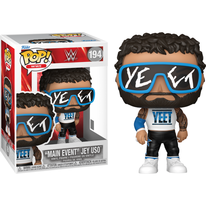 Pre-Order: WWE - "Main Event" Jey Uso Pop! Vinyl Figure