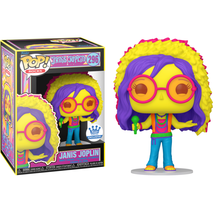 Janis Joplin - Janis Joplin Blacklight Pop! Vinyl Figure (Funko Exclusive)