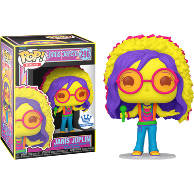 Janis Joplin - Janis Joplin Blacklight Pop! Vinyl Figure (Funko Exclusive)