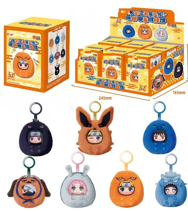 Top Toys Eaki - Naruto Plush Blind Box (1 Case of 6 Boxes)