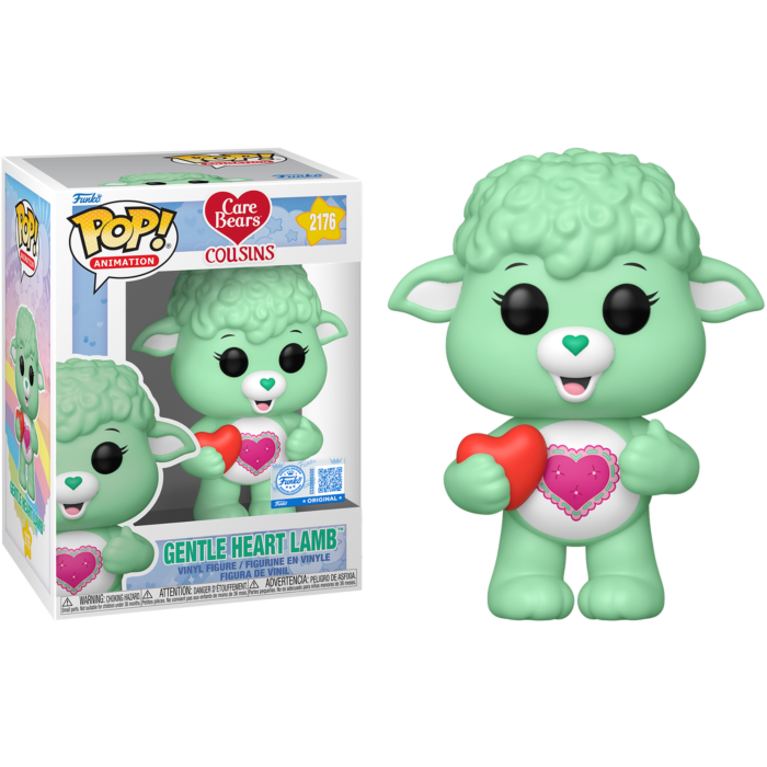 Pre-Order: Care Bears Cousins - Gentle Heart Lamb Pop! Vinyl Figure